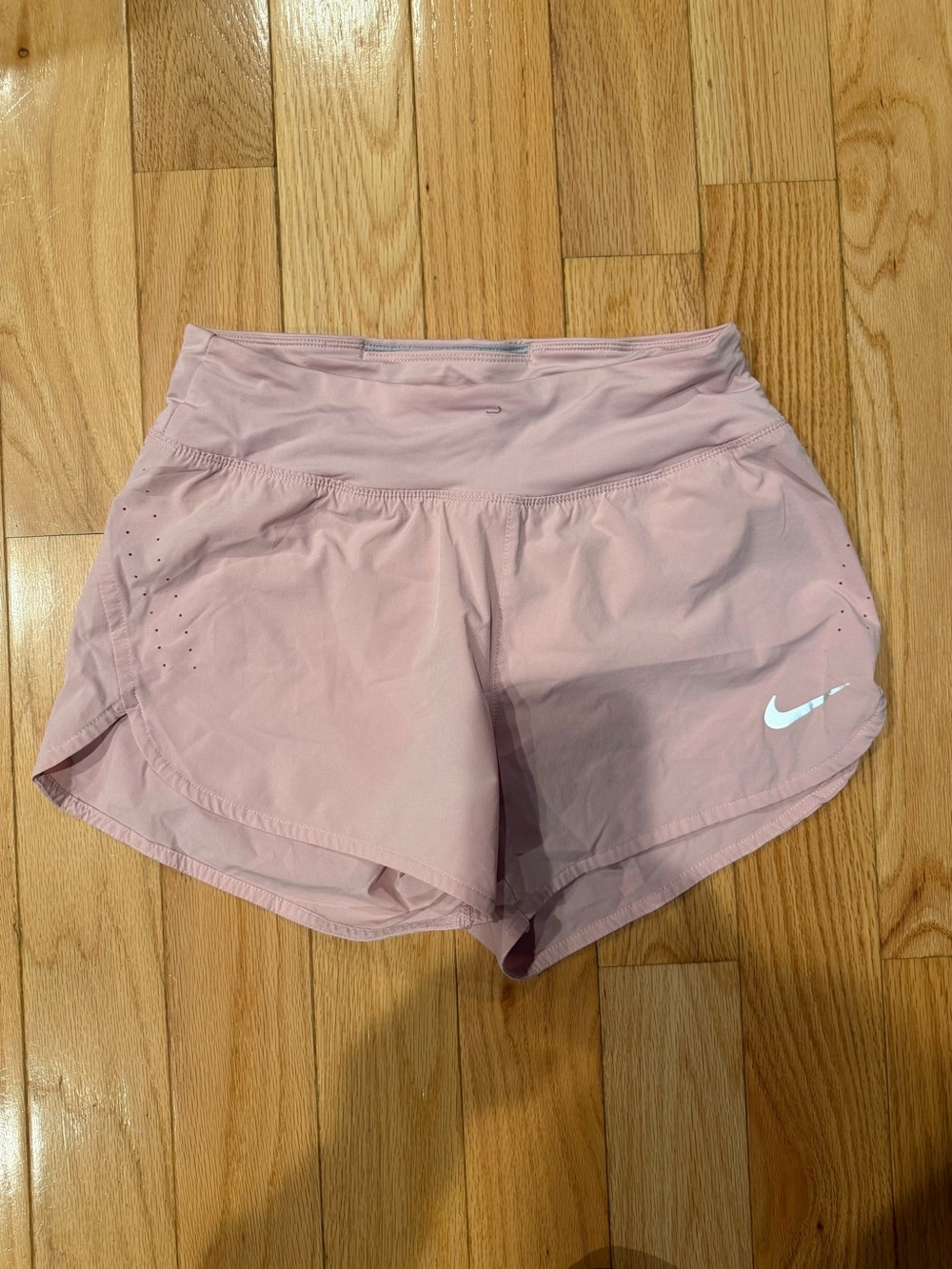 Nike Women's Light Pink Athletic Running Shorts